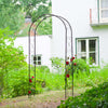 Nature Nature Gardenbog 100x37x230 cm metallo nero