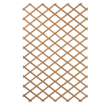 Nature latwerk voor tuin 100x200 cm natuurlijk hout 6041703