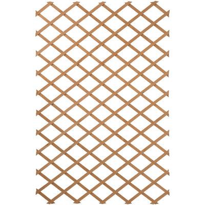 Nature tuinlatwerk 100x300 cm hout bruin