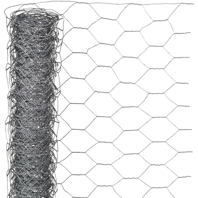 Nature gaas zeshoekig 0,5x2,5 m 25 mm gegalvaniseerd staal