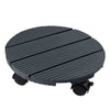 Nature plantentrolley rond ø30 cm antracietkleurig
