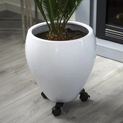 Nature Nature Plant Trolley con 3 bracci regolabili in metallo nero