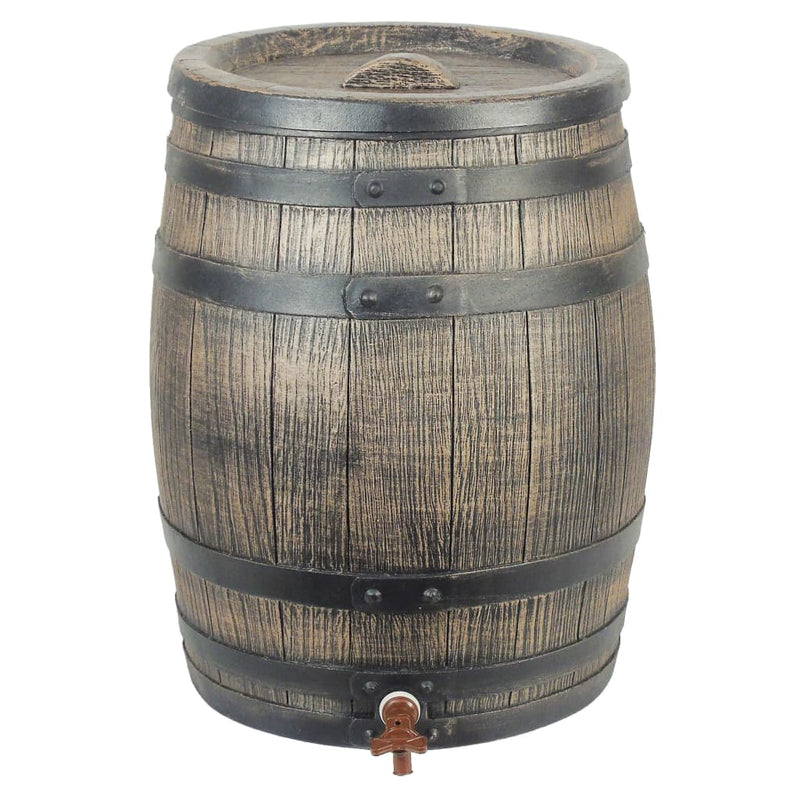 Nature Nature Rain Barrel con legno 120 L 50,5x66 cm marrone