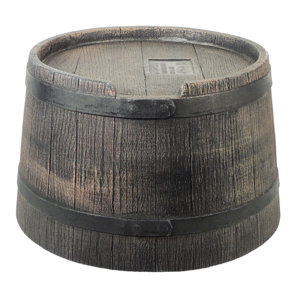 Naturaleza Naturaleza estándar para barril de lluvia con madera de 45x28.5 cm de marrón