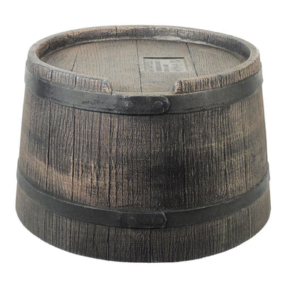 Nature standaard voor regenton met hout-look 45x28,5 cm bruin