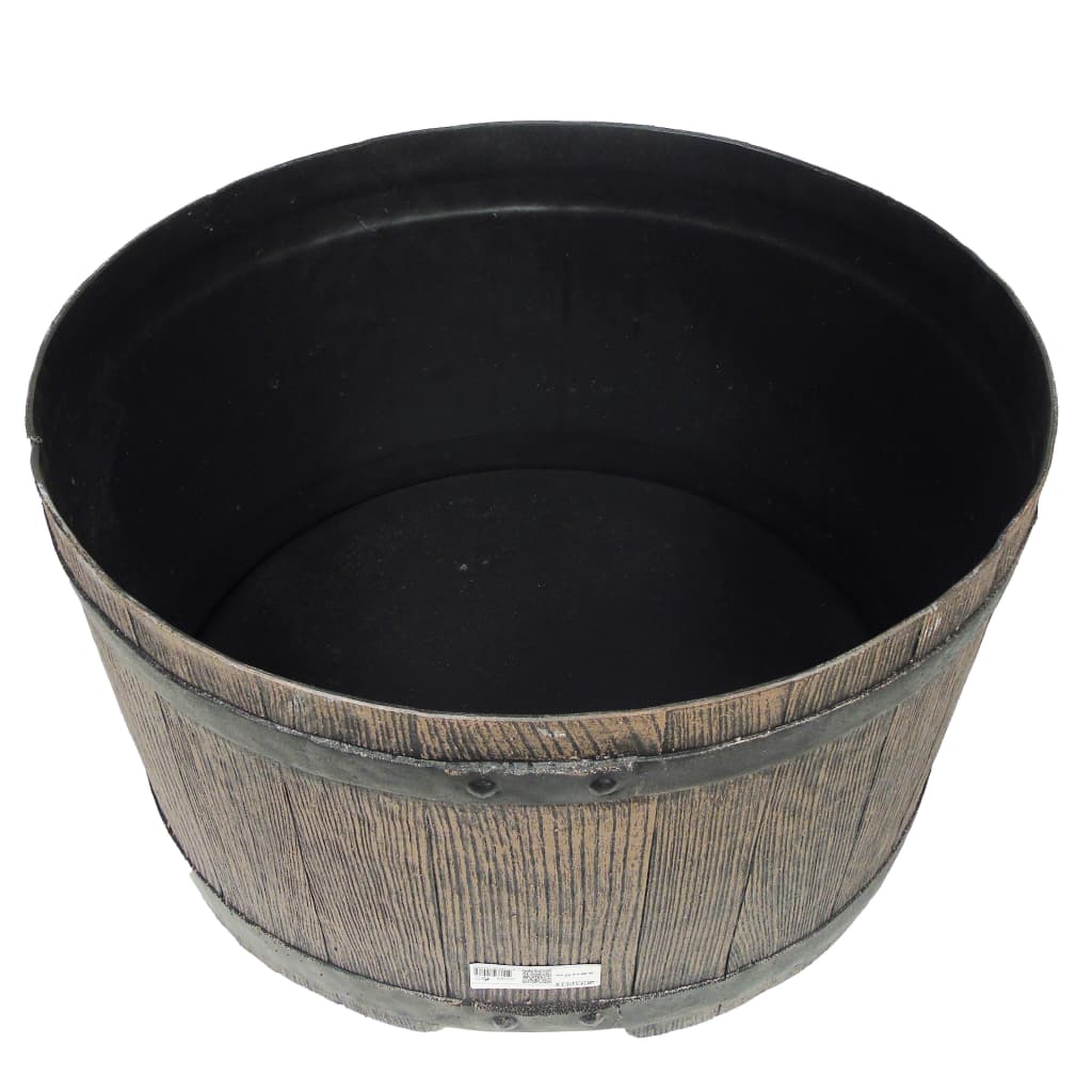 Naturaleza Naturaleza Carril de lluvia Stand con madera de 30.5x58 cm marrón