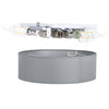 Smartwares Lampada del soffitto 40x40x10 cm grigio