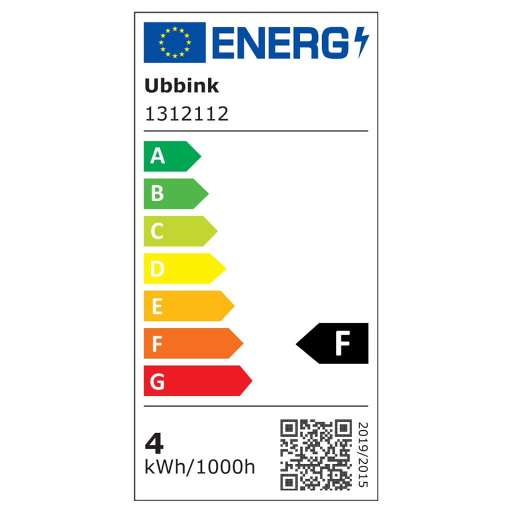 Ubbink Ubbink Waterfall con LEDS Nevada 60 cm in acciaio inossidabile