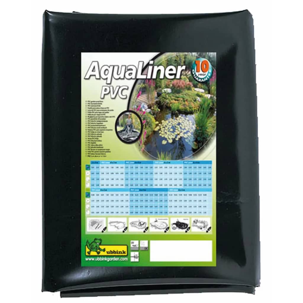 Ubbink Ubbink Pond Foil Aqualiner 6x4 M PVC Negro