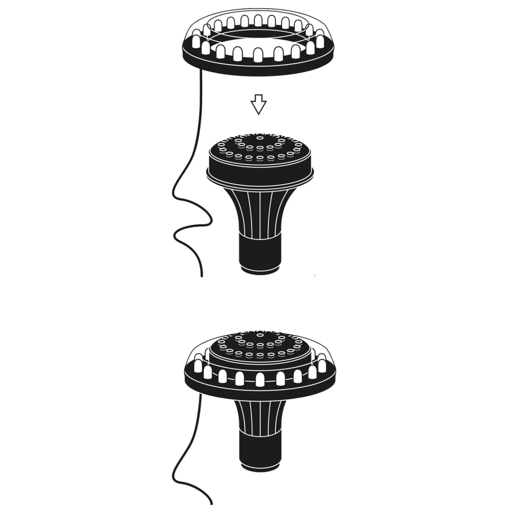 Ubbink Spot a LED UBBINK per la fontana da giardino 1 ''