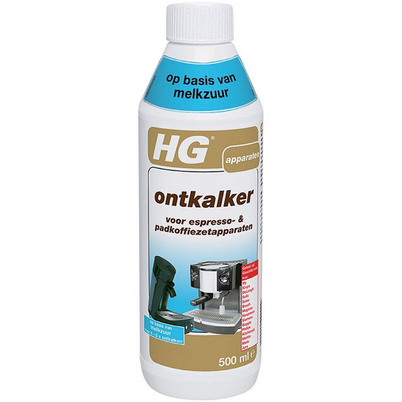 HG Koffiemachine ontkalker melkzuur 0,5l