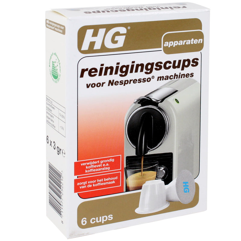 Tazze per la pulizia Hg hg per nespresso