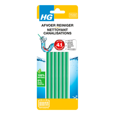 Hg Hg Drain Cleaning Sticks 6 piezas