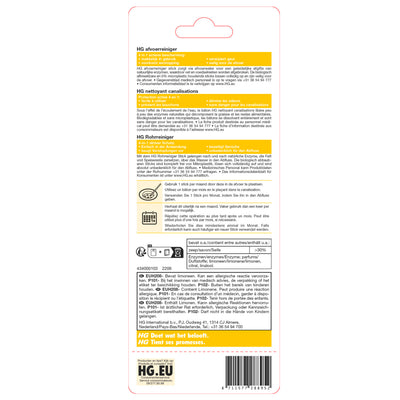 Hg Hg Drain Cleaning Sticks 6 piezas
