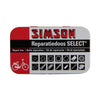 Cadera de reparación Seleccionar 12.5 cm de aluminio rojo blanco 23 piezas
