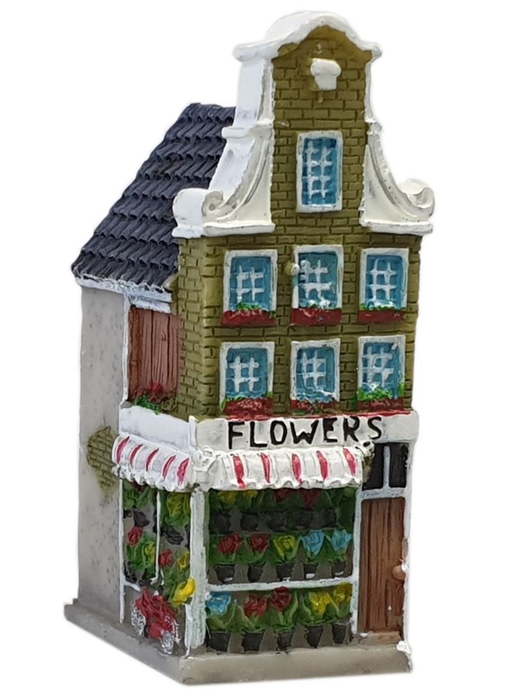 Casas con fachada tridimensional: flores. 5,