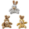 Peluches conejitos 3 culos. 12cm. (en po