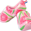 Pantoffels tulpen print. maat 25-30.