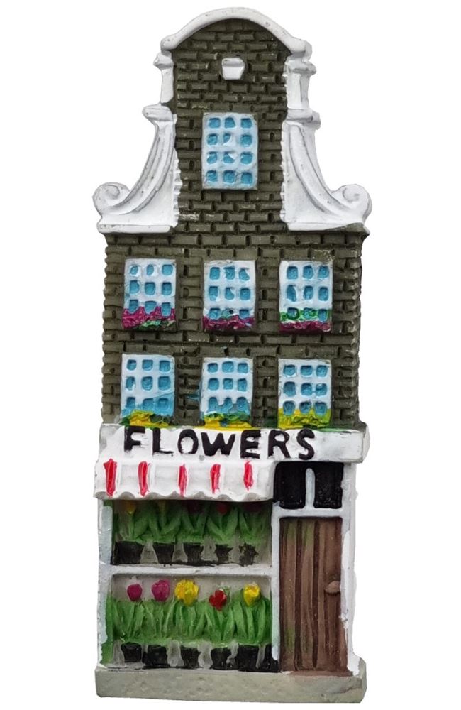Imán de nevera con flores en miniatura. 5,5 litros