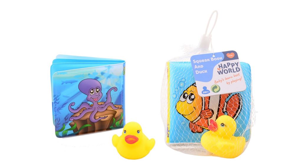 Johntoy Bath Booklet with Duck