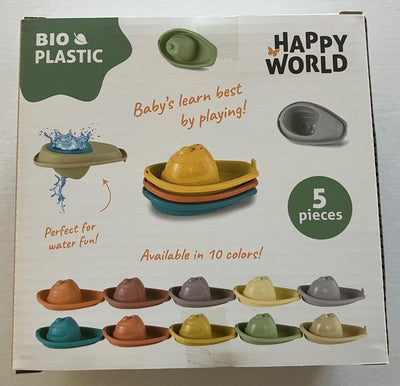 Johntoy Happy World Bio Plastic Badboots, 5st