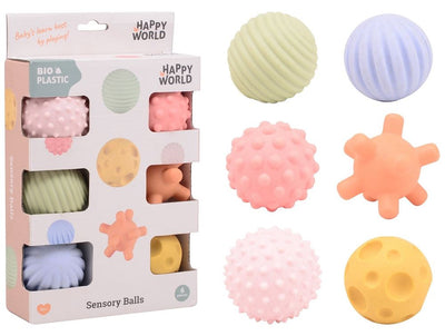 Johntoy motoriek en zintuigballen (bioplastic)