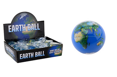 Johntoy john toy globo bola hinchable con purpurina 65 mm