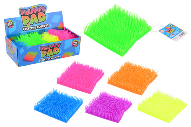 Johntoy fluffy pad 15x5cm assorti