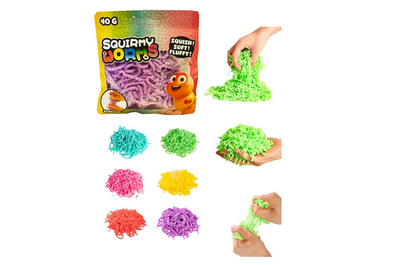 Johntoy squirmy worms color - 40gr.