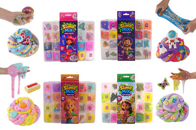 Johntoy putty, slijm en accessoires - 24dlg.
