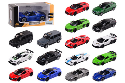 Johntoy licensed supercar scale approximately 1:42