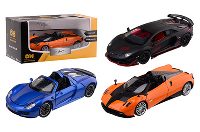 Johntoy licensed supercar scale approximately 1:24