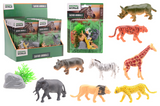 Set da gioco con animali selvatici Johntoy da 10 pezzi su carta - afbeelding 1