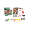 Johntoy set de juego de animales de granja 12 piezas en cartón