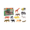 Johntoy juego de animales salvajes 12 piezas en caja