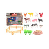 Juego de animales de granja Johntoy 19 piezas en caja