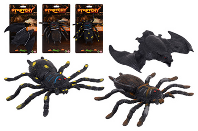 Johntoy animal world spin vleermuis stretch 2 assorti