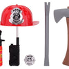 Johntoy brandweer speelset op kaart, 6 delig. 3+