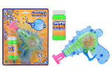 Johntoy bellenblaas pistool - bellenblaasmachine - bellenblazer - met navulling - speelgoed - kunststof - blauw - groen - roze - afbeelding 1