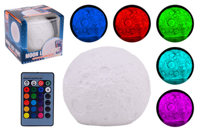 Johntoy Maanlamp colorcuring con telecomando