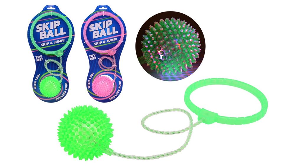Johntoy Single -Spring Ball With Light