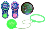 Johntoy skip bal met licht, 2 assorti - afbeelding 1