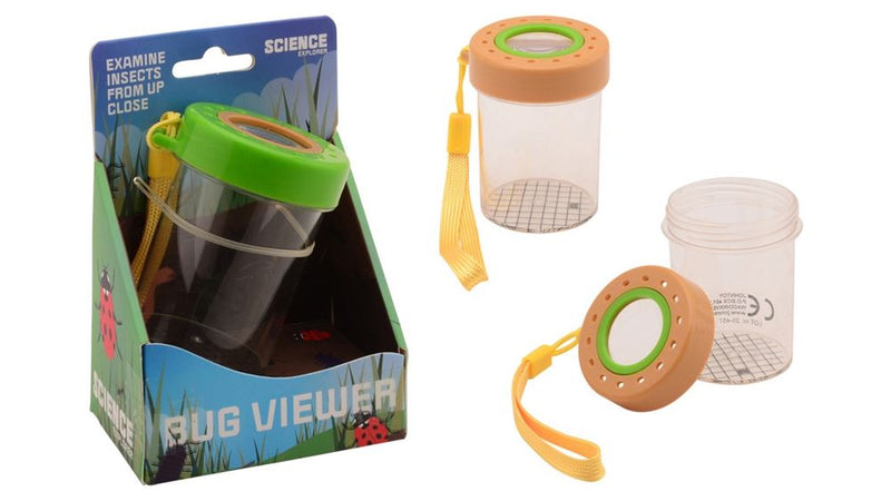 Visor de insectos Johntoy Science Explorer en caja.