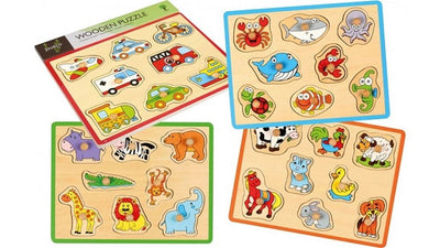 Juéco Madera Nick Puzzle Animales de granja