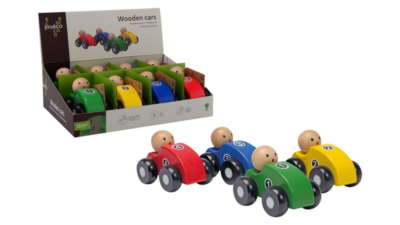 Auto in legno. 4 assortimento. 3+
