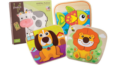 Jouéco animal puzzle 4 ass 2+