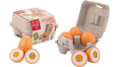 Set da gioco con uova Jouéco, 4 pezzi