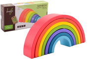 Joueco jouéco regenboog hout, 7 delig. 2+ - afbeelding 1