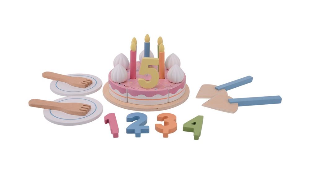 Set di giochi di torta di compleanno di Joueco