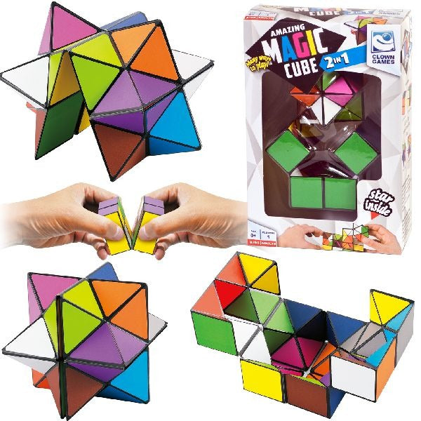 Clown Magic Puzzel Cube 2-in-1